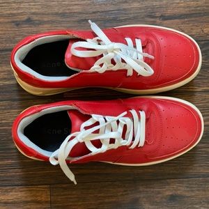 Acne Studios Steffey leather sneakers